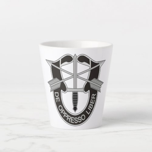 Special Forces SF De Oppresso Liber Latte Mug