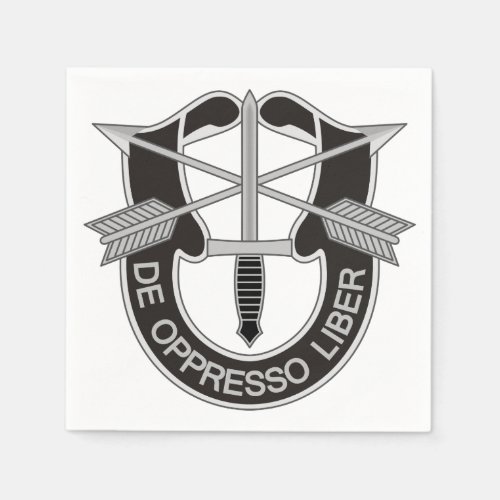 Special Forces SF De Oppresso Liber Napkins