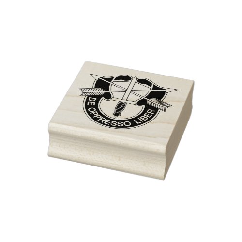 Special Forces SF De Oppresso Liber Rubber Stamp