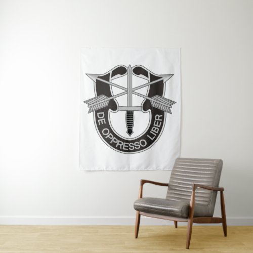 Special Forces SF De Oppresso Liber Tapestry