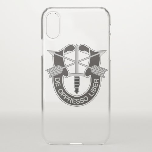 Special Forces SF De Oppresso Liber iPhone X Case