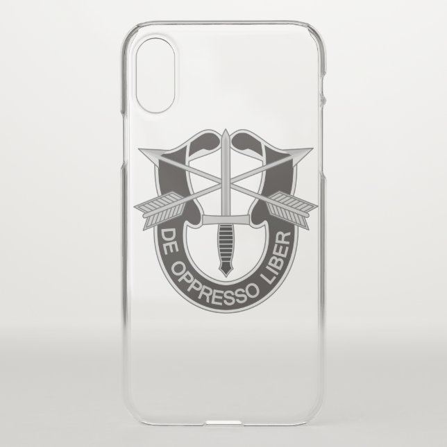 Special Forces SF De Oppresso Liber Uncommon iPhone Case (Back)