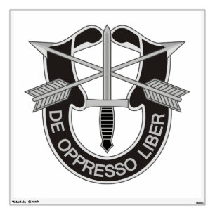 Special Forces SF De Oppresso Liber Wall Decal