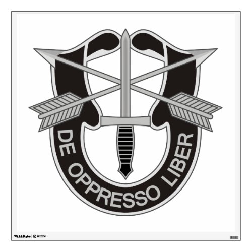 Special Forces SF De Oppresso Liber Wall Decal