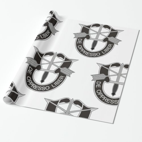 Special Forces SF De Oppresso Liber Wrapping Paper