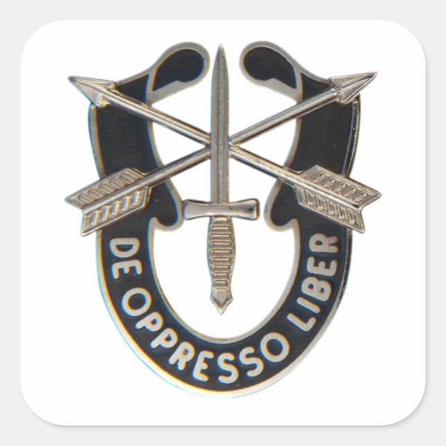 Special Forces Square Sticker (Front)