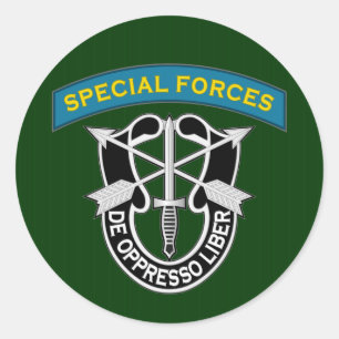 Special Forces ST2 Classic Round Sticker