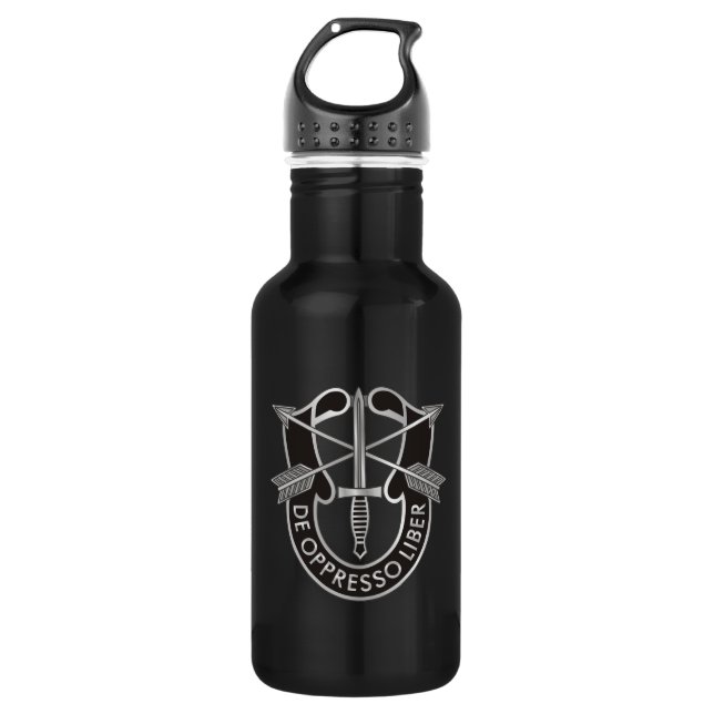 Special Forces Stainless Steel Water Bottle (Front)