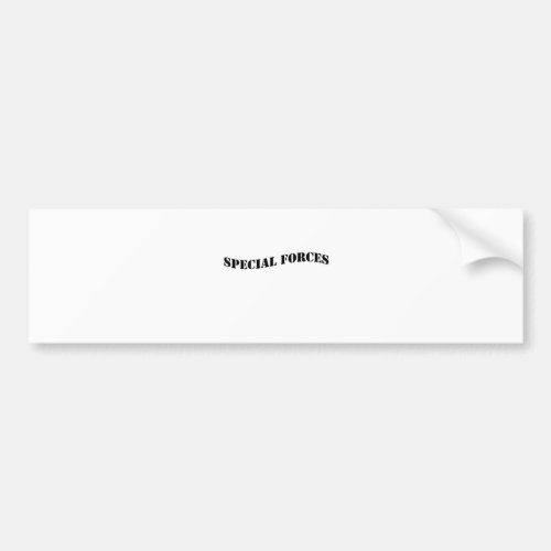 Special Forces stenciljpg Bumper Sticker