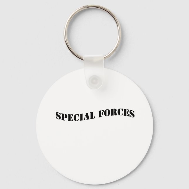 Special Forces stencil.jpg Keychain (Front)