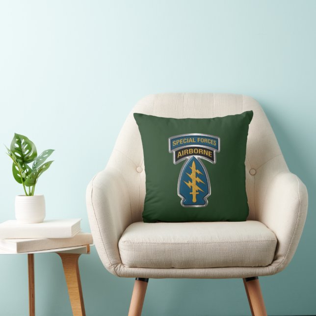 Special Forces Throw Pillow (Chair)
