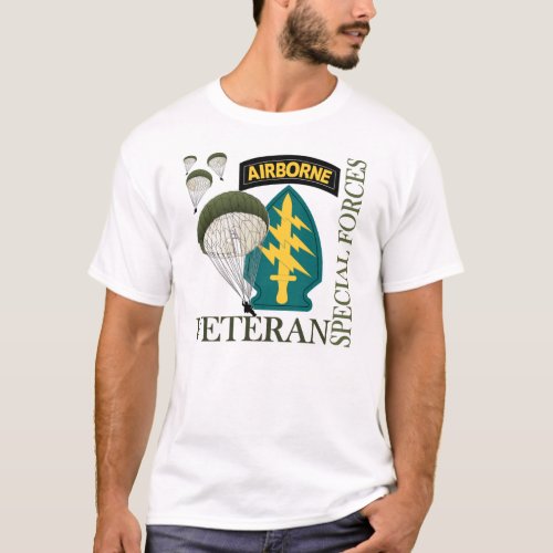 Special Forces Veteran _ Airborne T_Shirt