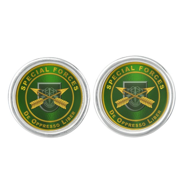 Special Forces Veteran Cufflinks (Front)
