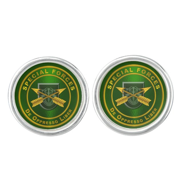 Special Forces Veteran Cufflinks (Front)