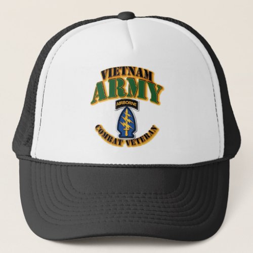 Special Forces Vietnam _ Combat Vet Trucker Hat