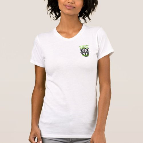 special forces wife green berets mom son t shirt