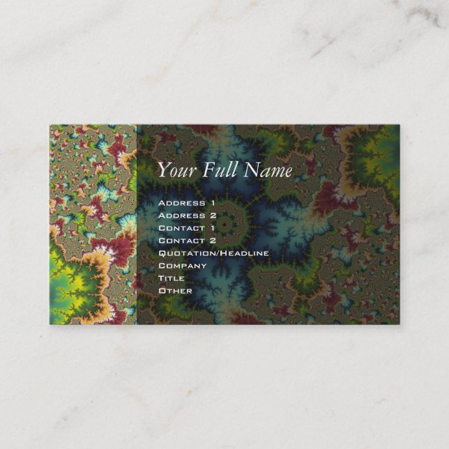 Special - Fractal Art Business Card (Front)