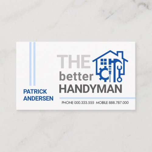 Special Frame Handyman Tool Home Business Card