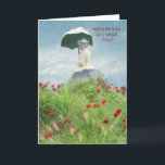 Special Friend An Iconic Parasol  Birthday Card<br><div class="desc">Dear Friend a lovely Happy Birthday -- originally seen in The Grounds for Sculpture in NJ — this is clearly themed on Monet’s famous Lady. Artistic photograph to share and help bring joy to a special friend on their day. Any design questions, just email charmdesignstudio@rcn.com and we'll be delighted to...</div>