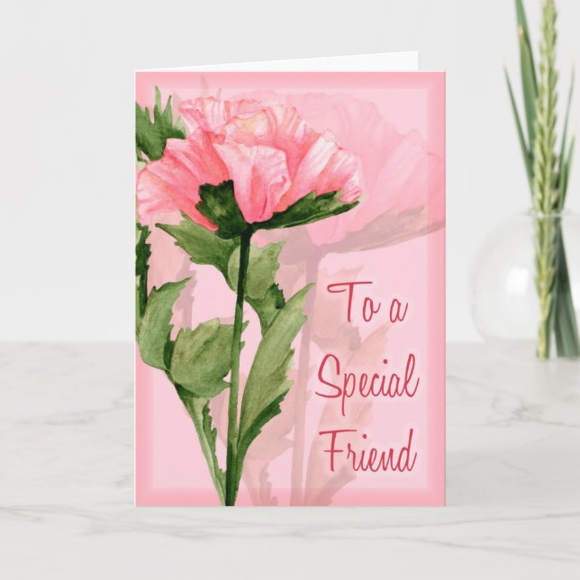 Special Friend Card (Front)