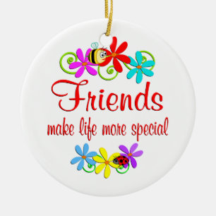 Special Friend Ceramic Ornament