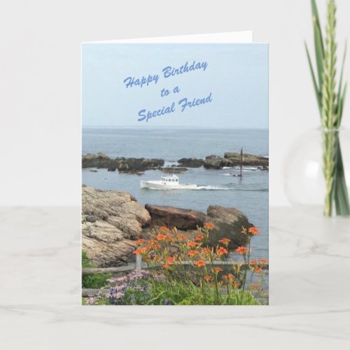 SPECIAL FRIEND GARDEN LOVELY VIEW CARD