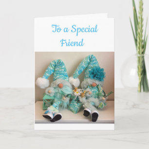 SPECIAL FRIEND MAKES CHRISTMAS SPECIAL FOR ME HOLI HOLIDAY CARD