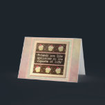 Special Friend Message  Card<br><div class="desc">This is a very unique card for a special friend.  It reminds us of how important they are in our lives and shares that thought with them.  With cheerful cupcakes to emphasize that message.</div>