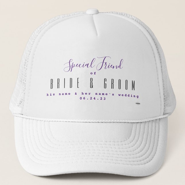 Special Friend Personalized hat HAMbyWG (Front)