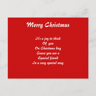 Special friend postcards