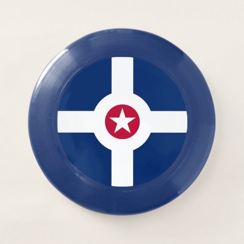 Special Frisbee with Flag of Indianapolis
