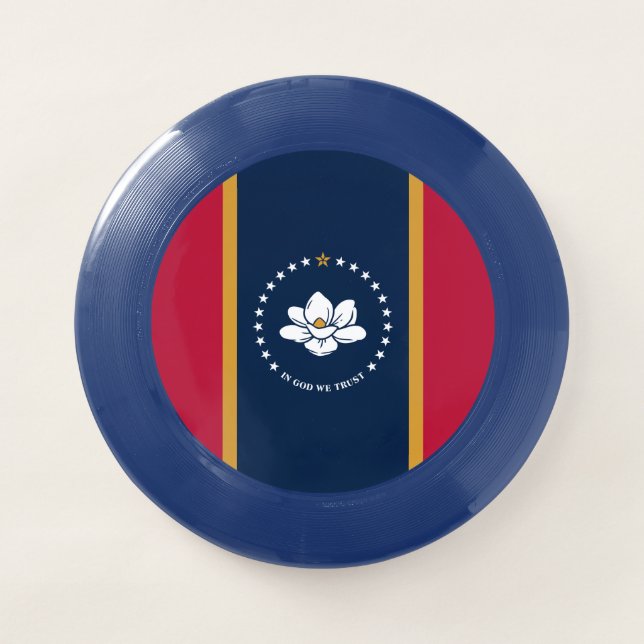 Special Frisbee with Flag of Mississippi, USA (Front)
