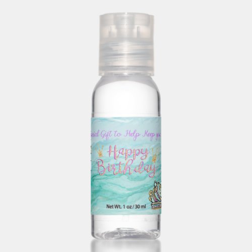 Special Gift for Birthday with Crown  Present Hand Sanitizer