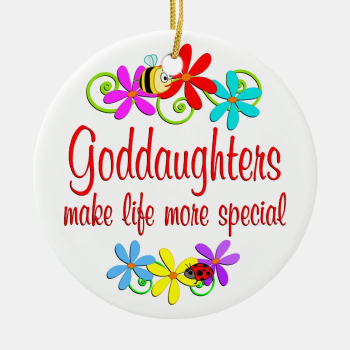 Special Goddaughter Christmas Tree Ornament