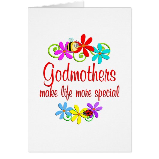 Special Godmother Cards (Front)