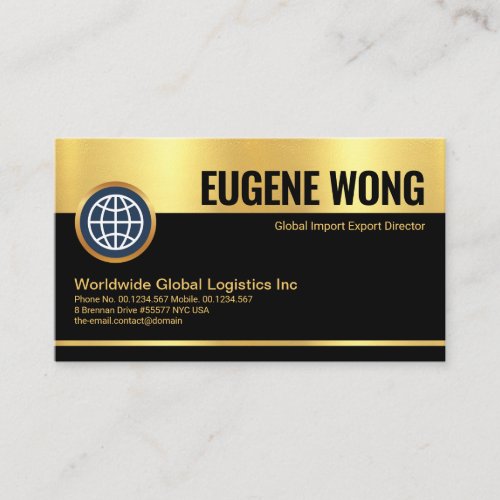 special gold layer ceo founder business card