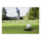***SPECIAL GOLFER'S*** BIRTHDAY "GREAT ROUND!" (Front Horizontal)