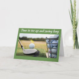 ***SPECIAL GOLFER'S*** BIRTHDAY HOLE IN ONE! CARD