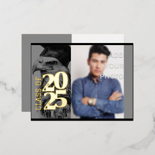 Special Graduation Foil Invitation Postcard