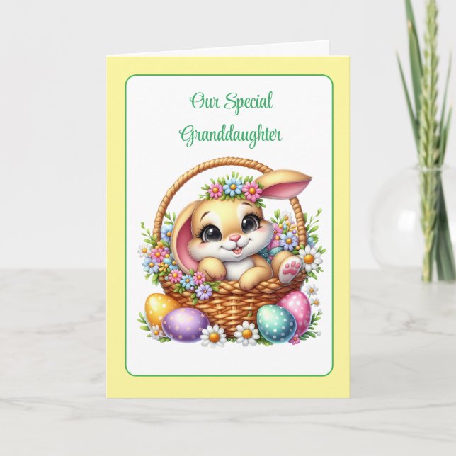 Special Granddaughter   Holiday Card (Front)