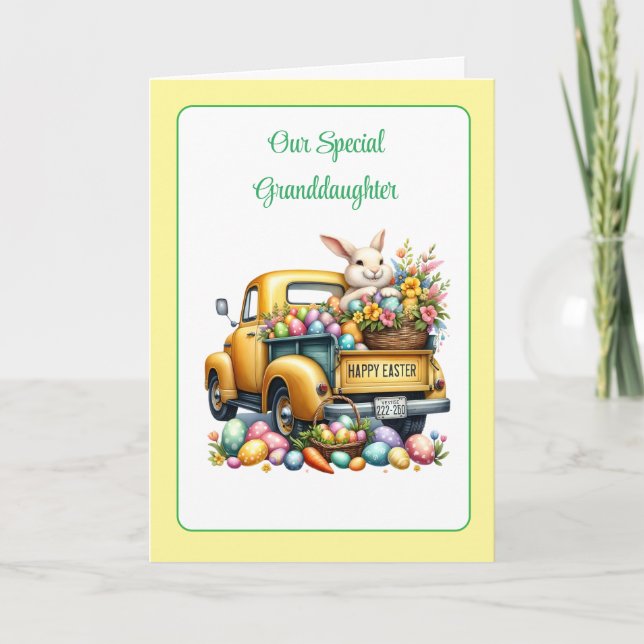 Special Granddaughter   Holiday Card (Front)