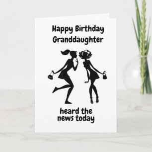 SPECIAL *GRANDDAUGHTER* TURNS **16** CARD