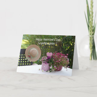 SPECIAL GRANDDAUGHTER VALENTINE CARD