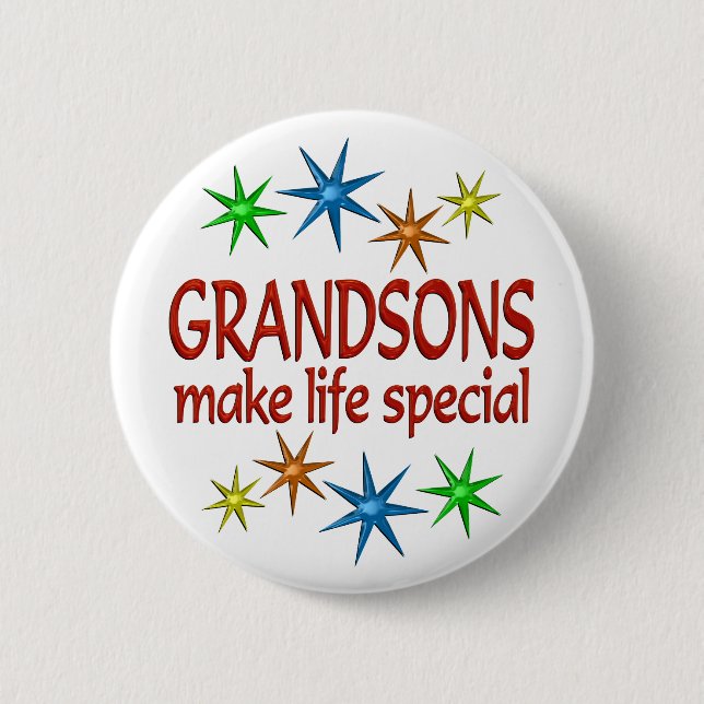 Special Grandson Button (Front)