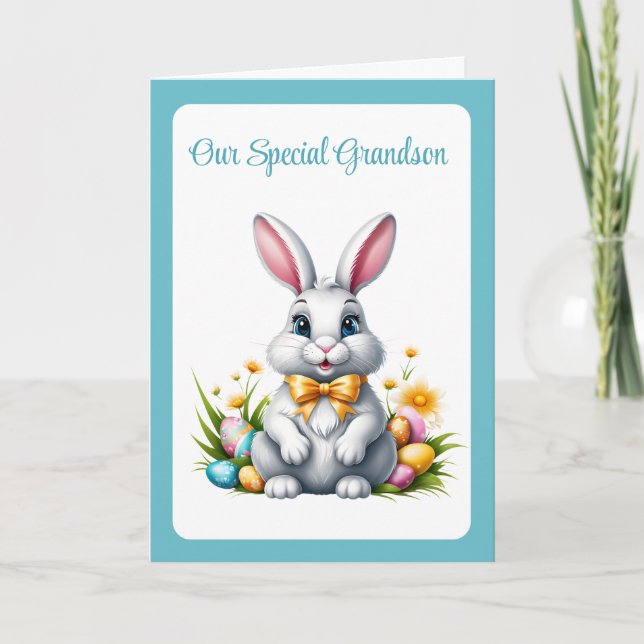 Special Grandson Easter Card (Front)