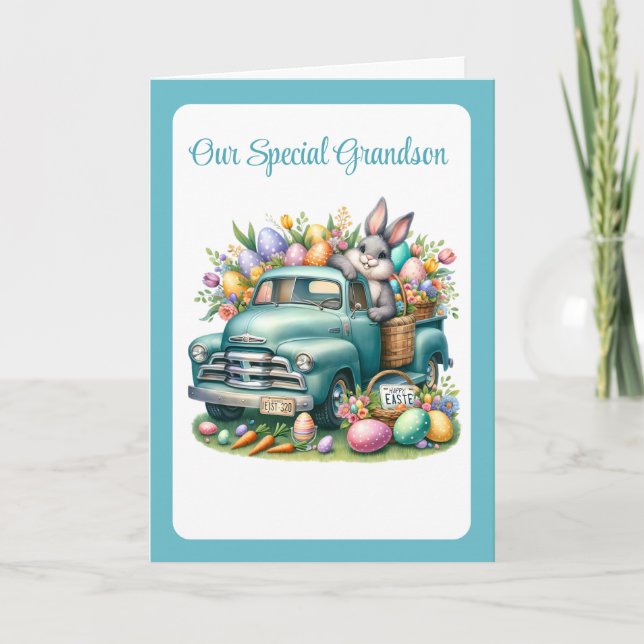 Special Grandson Easter Card (Front)