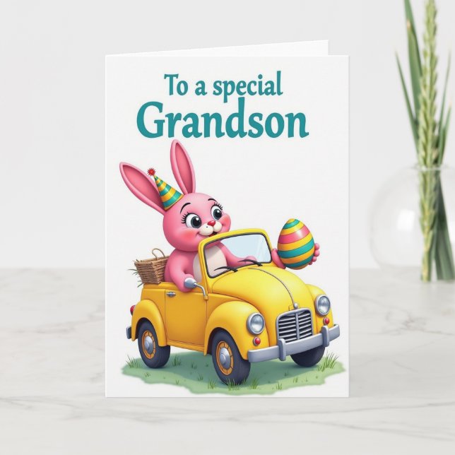 Special Grandson Greeting Card (Front)