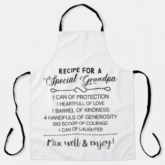 Special Granpa Recipe Apron