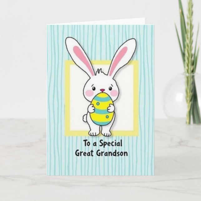 Special Great Grandson Card (Front)