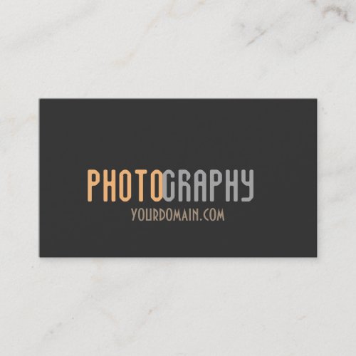 Special Grey Photographer Artist Business Card
